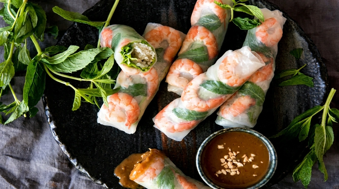 Vietnamesiska rispappersrullar